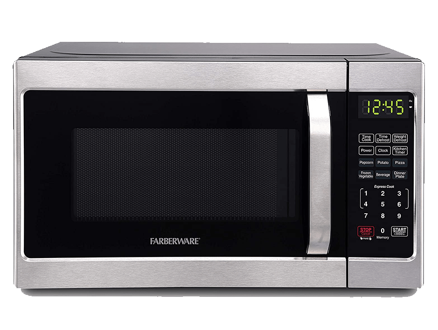 small microwave oven stainless steel Farberware Classic FMO07AHTBKJ