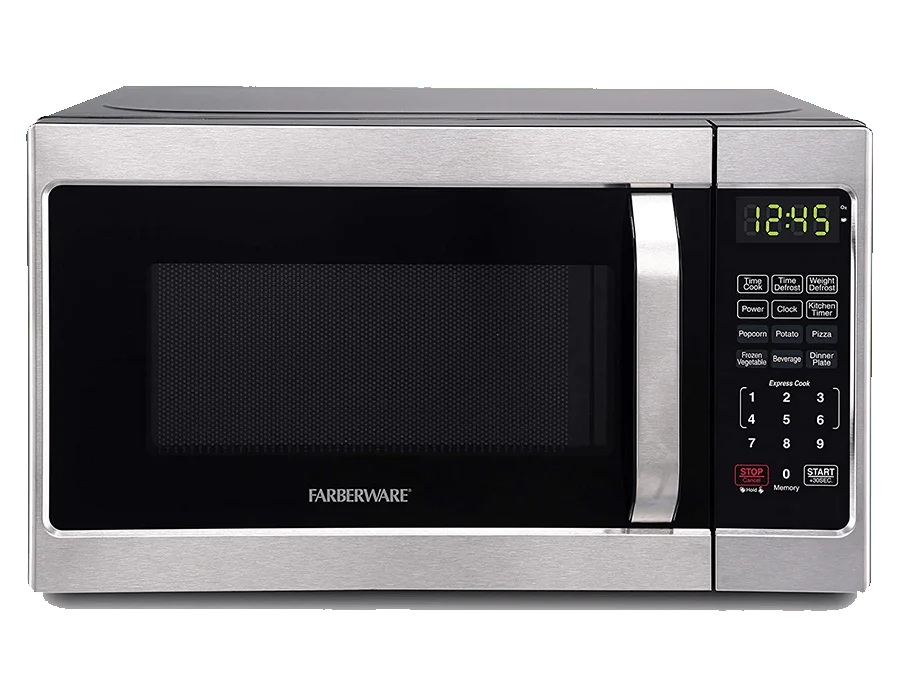 small microwave oven stainless steel Farberware Classic FMO07AHTBKJ